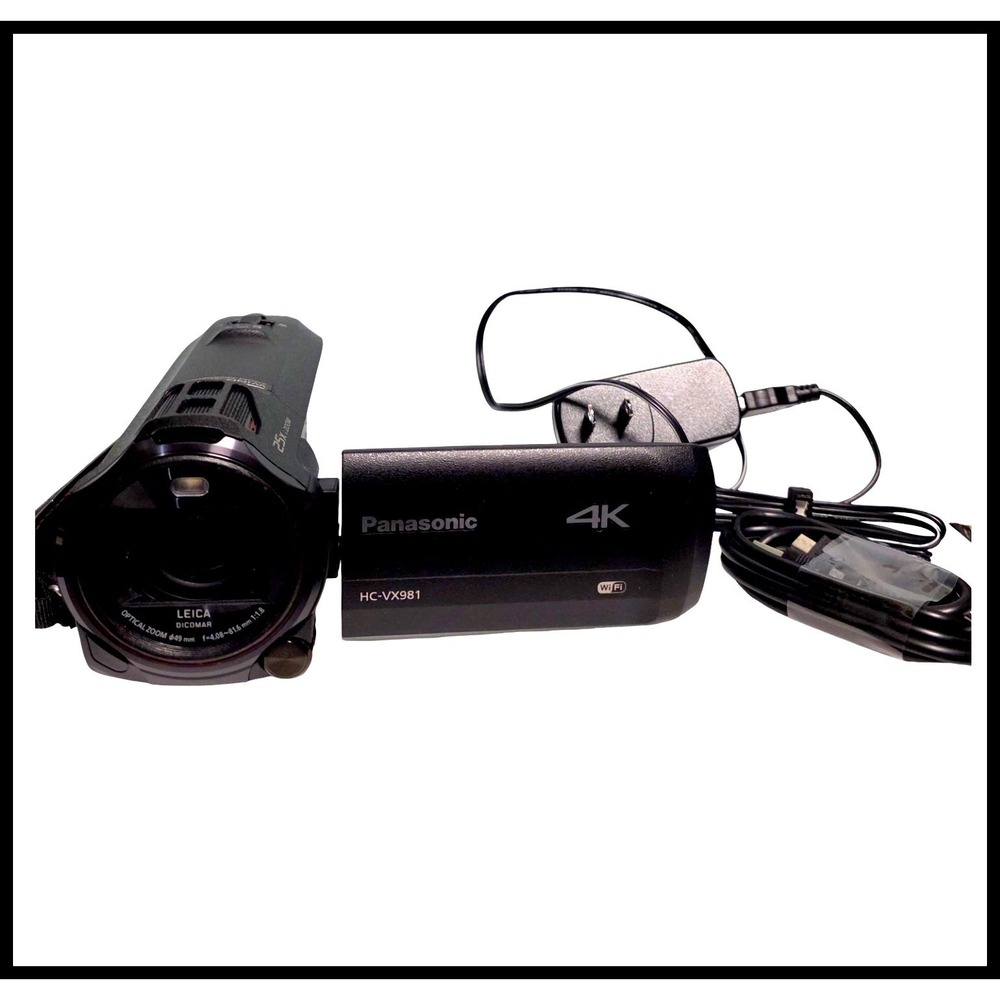 Panasonic HC-VX981K 4K HD Camcorder with 20X LEICA DICOMAR Stabilized Lens